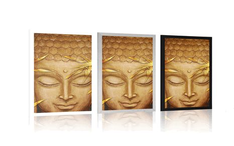 PLAKÁT USMÍVAJÍCÍ SE BUDDHA - FENG SHUI - PLAKÁTY