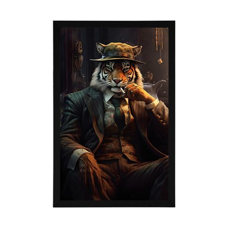 POSTER GANGSTER ANIMAL TIGRU - GANGSTERI ANIMALI - POSTERE