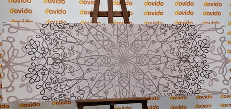 TABLOU ORNAMENT CIRCULAR GRI - TABLOURI FENG SHUI - TABLOURI