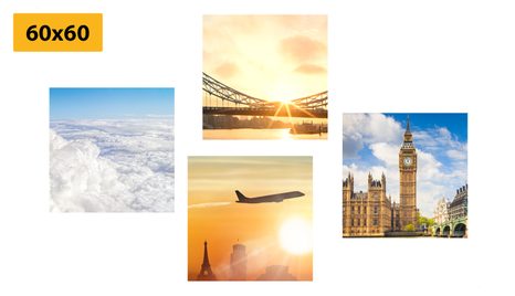 SET DI QUADRI – VIAGGIO UNICO - COLLEZIONI DI QUADRI - STAMPE E QUADRI