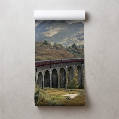 TAPETA VLAK NA HORSKÉM VIADUKTU - TAPETY HORY - TAPETY