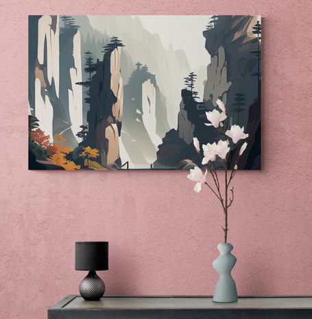 OBRAZ HORA TIANZI V ČÍNĚ - OBRAZY HORY - OBRAZY