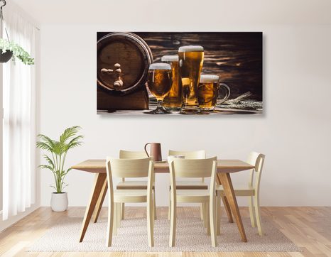 WANDBILD BIERFEST - BILDER VON ESSEN UND GETRÄNKEN - BILDER