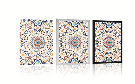 PLAKAT JEDINSTVEN ETNIČKI UZORAK - APSTRAKTNI I S UZORKOM - PLAKATI