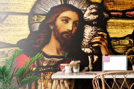 TAPET IISUS CU MIELUȘEL - TAPETURI - 🔥 REDUCERE TOTALÃ