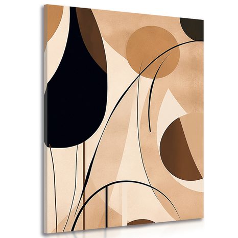 CANVAS PRINT ABSTRACT SHAPES NO7 - PICTURES OF ABSTRACT SHAPES - PICTURES