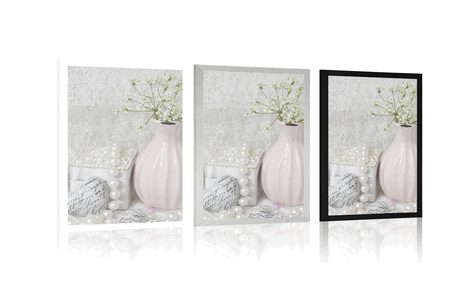 POSTER – NATURA MORTA SHABBY CHIC DI LUSSO - VINTAGE E RETRÒ - POSTER