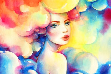 QUADRO SU TELA – FASCINO FEMMINILE - QUADRI DI DONNE - STAMPE E QUADRI