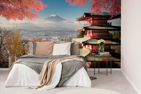 SELBSTKLEBENDE FOTOTAPETE HERBST IN JAPAN - SELBSTKLEBENDE TAPETEN - TAPETEN