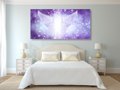 TABLOU ARIPI CU ELEMENTE ABSTRACTE - TABLOURI CU ÎNGERI - TABLOURI