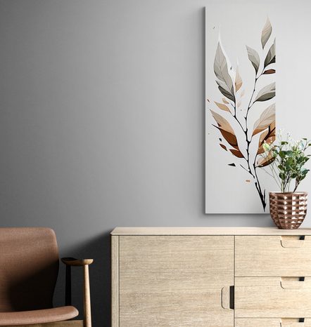 WANDBILD TANZENDES BLATT - BILDER BÄUME UND LAUB - BILDER