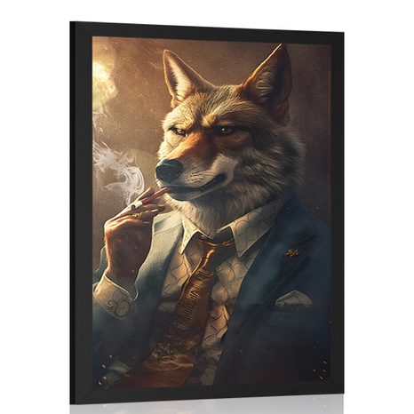POSTER GANGSTER ANIMAL LUP - GANGSTERI ANIMALI - POSTERE
