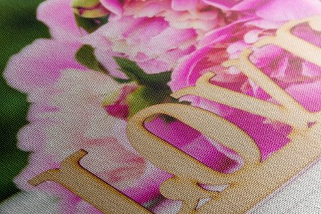 TABLOU BUJORI CU INSCRIPȚIE LOVE - TABLOURI CI CITATE ȘI INSCRIPȚII - TABLOURI