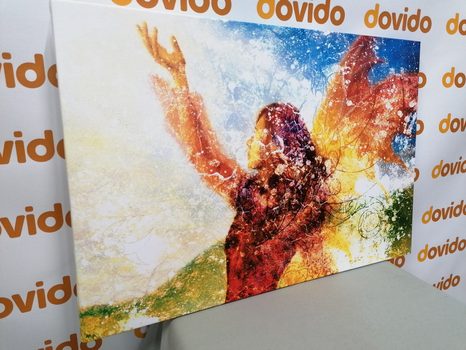 TABLOU FEMEIE PICTATĂ ÎN STIL MAGIC - TABLOURI CU DIVERSE PERSOANE - TABLOURI