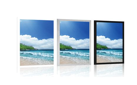 PLAKAT PLAŽA NA OTOKU SEJŠELI - PRIRODA - PLAKATI