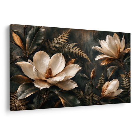 CANVASTAVLA ELEGANT MAGNOLIA I GYLLENE TONER - MAGNOLIATAVLOR - TAVLOR