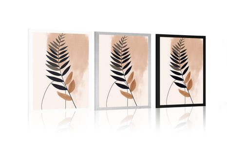 POSTER FORME ABSTRACTE BOTANICE DE FERIGĂ - FORME ABSTRACTE - POSTERE