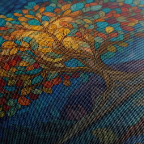 WANDBILD BAUM DES LEBENS UNTER STERNEN - BILDER BÄUME DES LEBENS - BILDER