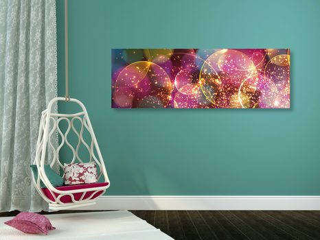 OBRAZ TŘPYTIVÁ ABSTRAKCE - ABSTRAKTNÍ OBRAZY - OBRAZY