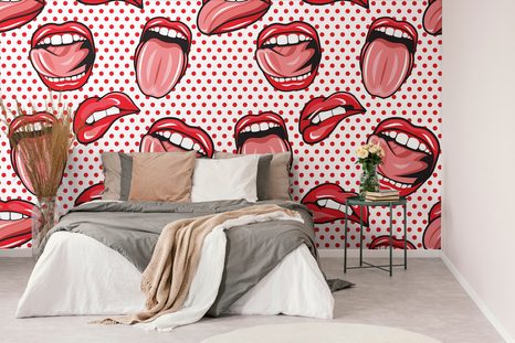 CARTA DA PARATI AUTOADESIVA – IN STILE POP ART - CARTA DA PARATI AUTOADESIVE - CARTA DA PARATI