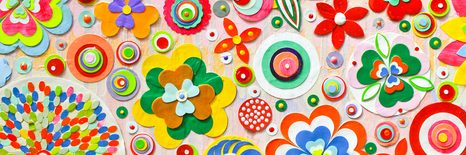 OBRAZ ABSTRAKCE KVĚTŮ - ABSTRAKTNÍ OBRAZY - OBRAZY