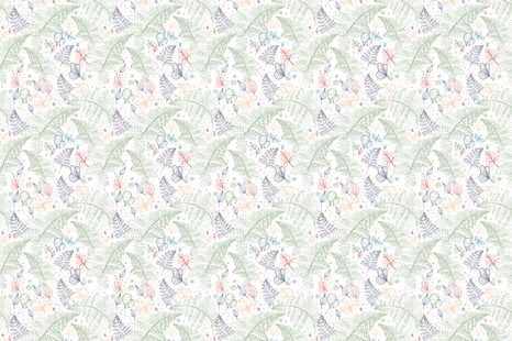 SAMOLEPÍCÍ TAPETA JEMNÉ LISTY KAPRADINY - SAMOLEPÍCÍ TAPETY - TAPETY