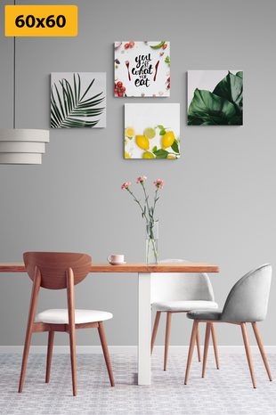 SET OBRAZŮ DO KUCHYNĚ V JEDINEČNÉM PROVEDENÍ - SESTAVY OBRAZŮ - OBRAZY