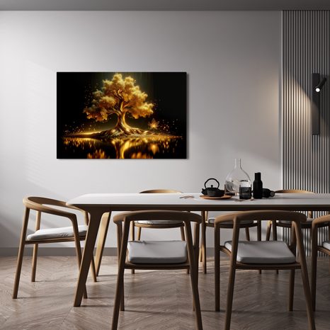 OBRAZ ZÁŘIVÝ STROM ŽIVOTA V NOCI - OBRAZY STROMY ŽIVOTA - OBRAZY