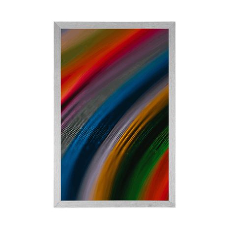 PLAKÁT DETAIL BAREVNÉHO MATERIÁLU - ABSTRAKTNÍ A VZOROVANÉ - PLAKÁTY