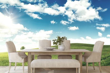 FOTOTAPETA NÁDHERNÝ DEN NA LOUCE - TAPETY PŘÍRODA - TAPETY