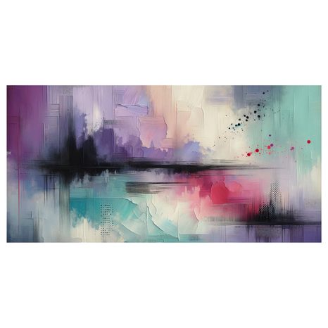 OBRAZ JEMNÉ DOTEKY AKVARELU - ABSTRAKTNÍ OBRAZY - OBRAZY