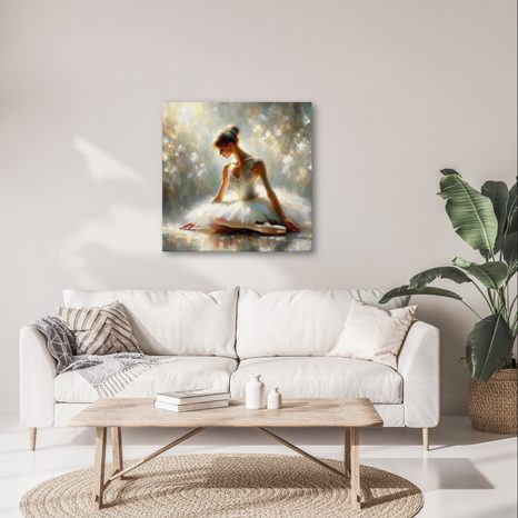 OBRAZ BALETKA VE SNOVÉM KLIDU - OBRAZY ŽENY - OBRAZY