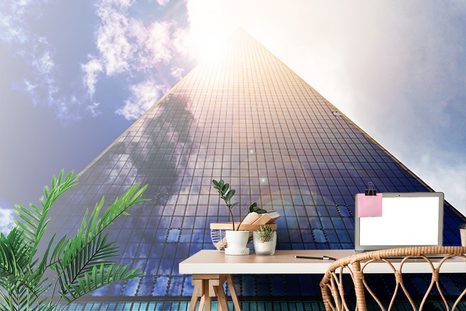 SAMOLEPÍCÍ FOTOTAPETA MRAKODRAP - SAMOLEPÍCÍ TAPETY - TAPETY