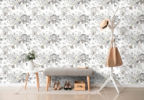 CARTA DA PARATI – CON SPLENDIDO MOTIVO AUTUNNALE - CARTA DA PARATI NATURA - CARTA DA PARATI