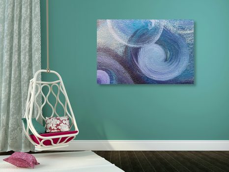 SLIKA MODERNI APSTRAKTNI POTEZI KISTOM - APSTRAKTNE SLIKE - SLIKE