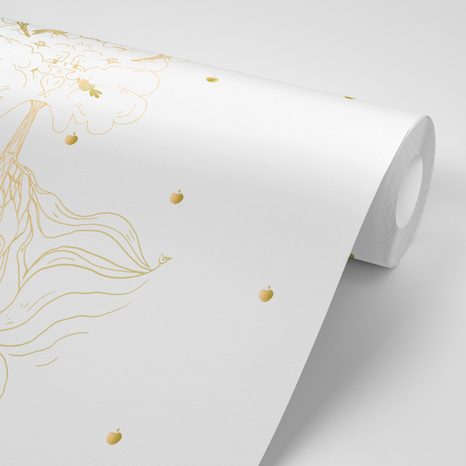 TAPETA ZLATNO DRVO MUDROSTI - TAPETE FENG SHUI - TAPETE