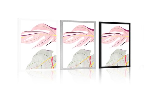 POSTER ELEGANZ DER MONSTERA - MOTIVE AUS UNSERER WERKSTATT - POSTER