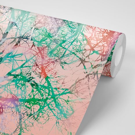 SAMOLEPÍCÍ TAPETA ABSTRAKTNÍ VĚTVE - SAMOLEPÍCÍ TAPETY - TAPETY