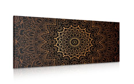 CANVAS PRINT VINTAGE MANDALA IN INDIAN STYLE - PICTURES - 🔥 TOTAL SALE 🔥