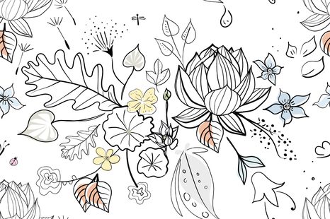 SAMOLEPÍCÍ TAPETA S PŘEKRÁSNÝM PODZIMNÍM MOTIVEM - SAMOLEPÍCÍ TAPETY - TAPETY