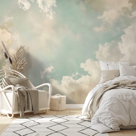 TAPETA NJEŽNI PASTELNI OBLACI - TAPETE PRIRODA - TAPETE