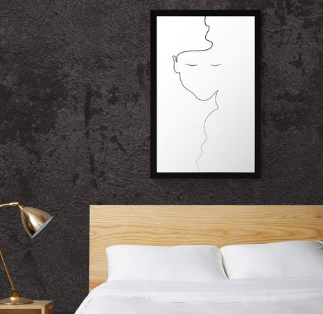 PLAKÁT ŽENA V MINIMALISTICKÉM PROVEDENÍ - MOTIVY Z NAŠÍ DÍLNY - PLAKÁTY