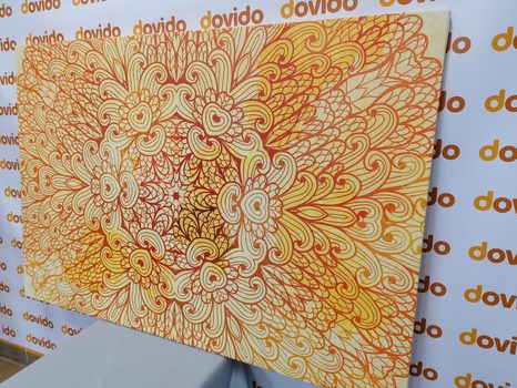 SLIKA ZLATA ETNIČNA MANDALA - SLIKE FENG SHUI - SLIKE