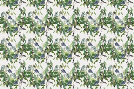 SAMOLEPÍCÍ TAPETA BOHATÉ TROPICKÉ LISTY - SAMOLEPÍCÍ TAPETY - TAPETY