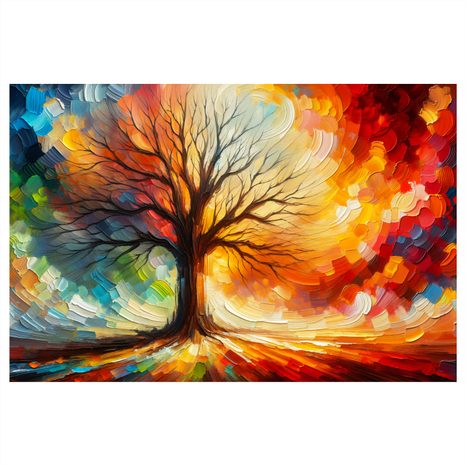 WANDBILD BAUM DES LEBENS IN FARBEN - BILDER BÄUME DES LEBENS - BILDER