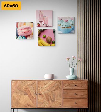 SET OBRAZŮ PRO MILOVNÍKY SLADKÉHO - SESTAVY OBRAZŮ - OBRAZY