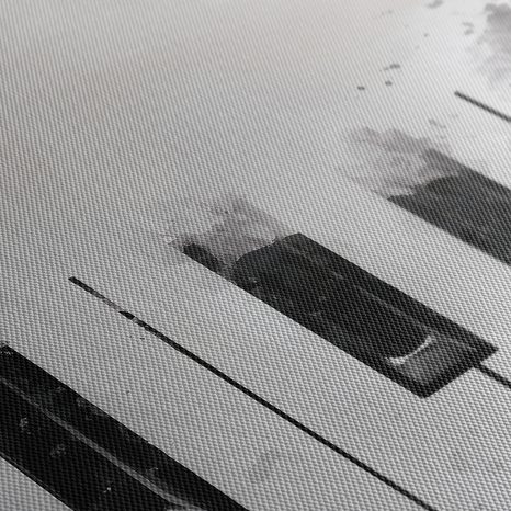 5-DÍLNÝ OBRAZ KLAVÍRNÍ KLÁVESY V MLZE - HUDEBNÍ OBRAZY - PICTURES