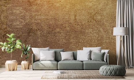 SAMOLEPÍCÍ TAPETA MĚDĚNÁ STĚNA - SAMOLEPÍCÍ TAPETY - TAPETY