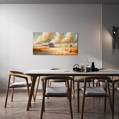 OBRAZ PŘÍBĚHY Z AMERICKÉ SILNICE - VINTAGE A RETRO OBRAZY - OBRAZY