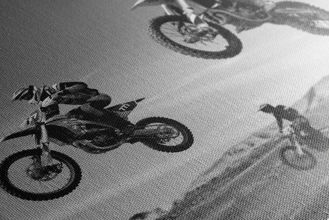 OBRAZ PRE MOTORKÁROV V ČIERNOBIELOM PREVEDENÍ - OBRAZY - 🔥 TOTÁLNY VÝPREDAJ